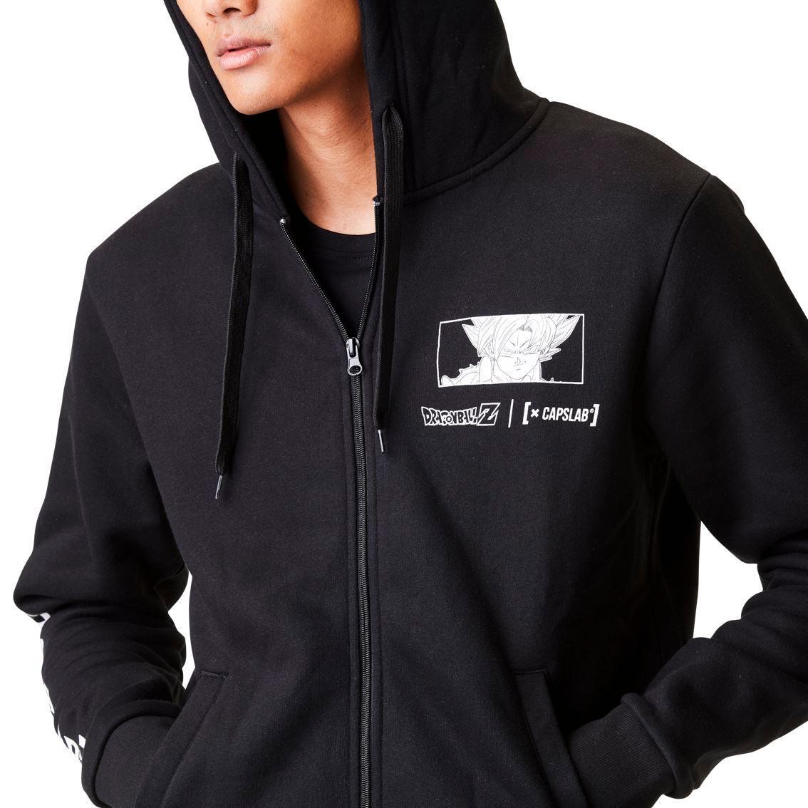 Capslab Dragon Ball Son Goku Kapuzenpullover mit Reissverschluss  