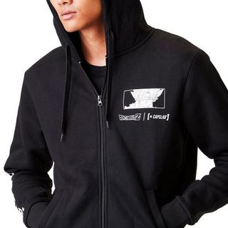 Capslab Dragon Ball Son Goku Kapuzenpullover mit Reissverschluss  