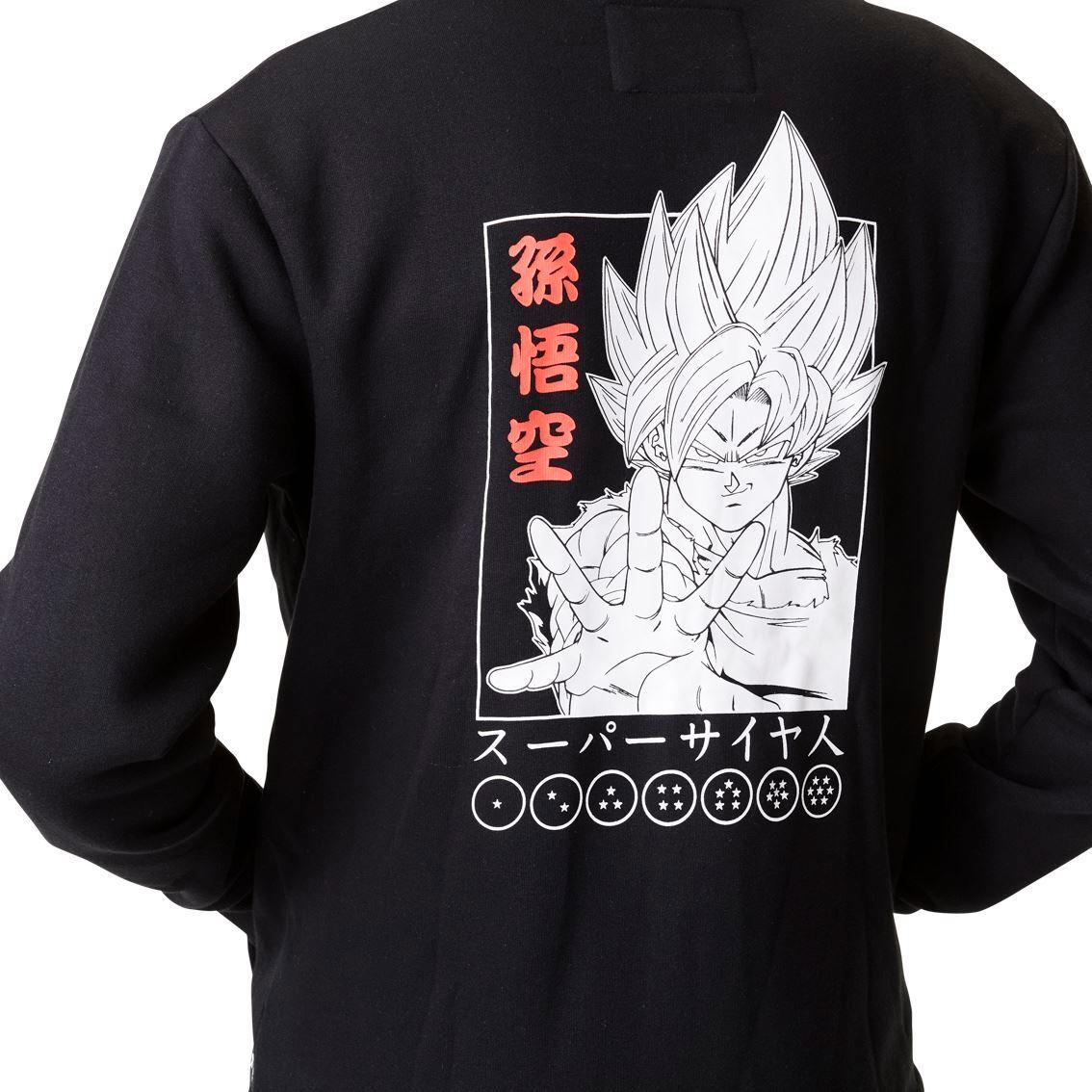 Capslab Dragon Ball Son Goku Kapuzenpullover mit Reissverschluss  