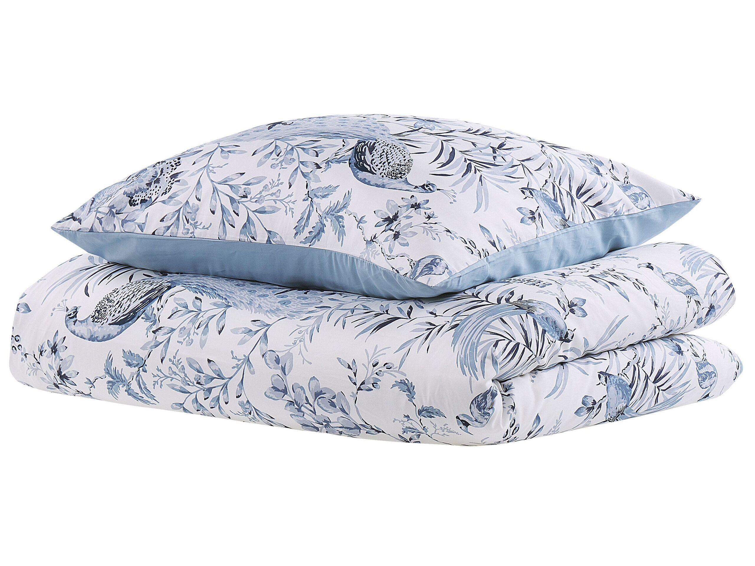 Beliani Modern BALLARD Ensemble de housses de couette en Satin de coton  