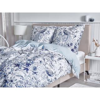 Beliani Modern BALLARD Ensemble de housses de couette en Satin de coton  