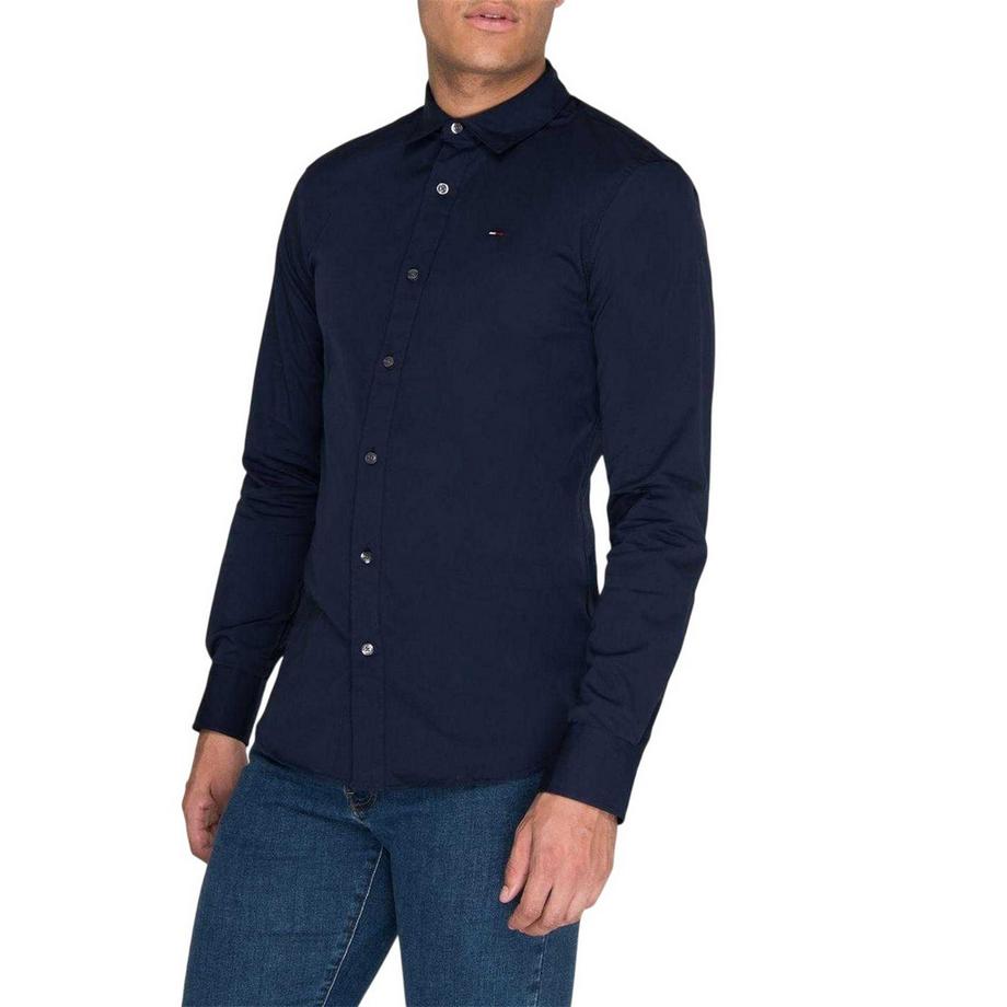 TOMMY JEANS  Camicia Semplice Elasticizzato Manica Lunga 
