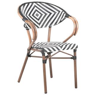 Beliani Set di 4 sedie da giardino en Rattan sintetico Boho CASPRI  