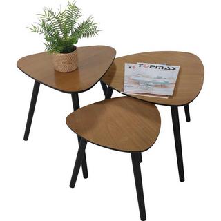 mutoni Table d&#039;appoint Melano nature 45x45  