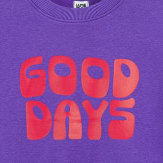 La Redoute Collections  Sweat col rond à message en molleton 