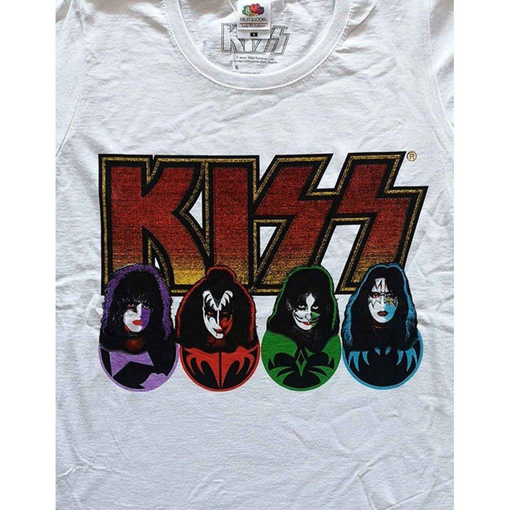 KISS Band Logo Babuschka Puppen T-Shirt  