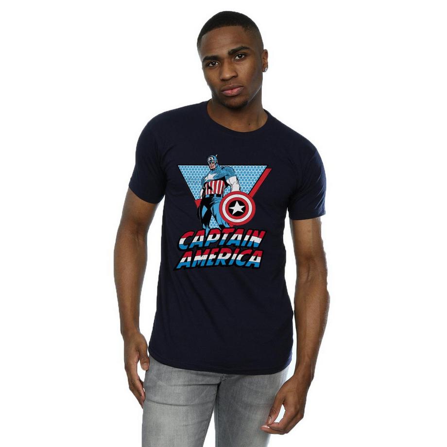 MARVEL Captain America Grafikdruck T-Shirt  
