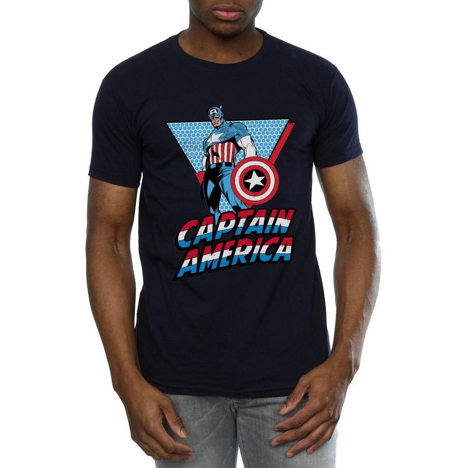MARVEL Captain America Grafikdruck T-Shirt  
