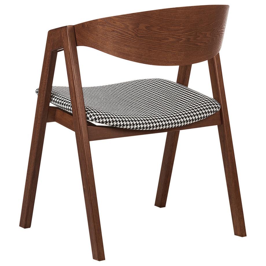 Beliani Lot de 2 chaises de salle à manger en MDF Rétro YUBA  