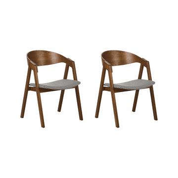 Lot de 2 chaises en Contreplaqué Traditionnel YUBA