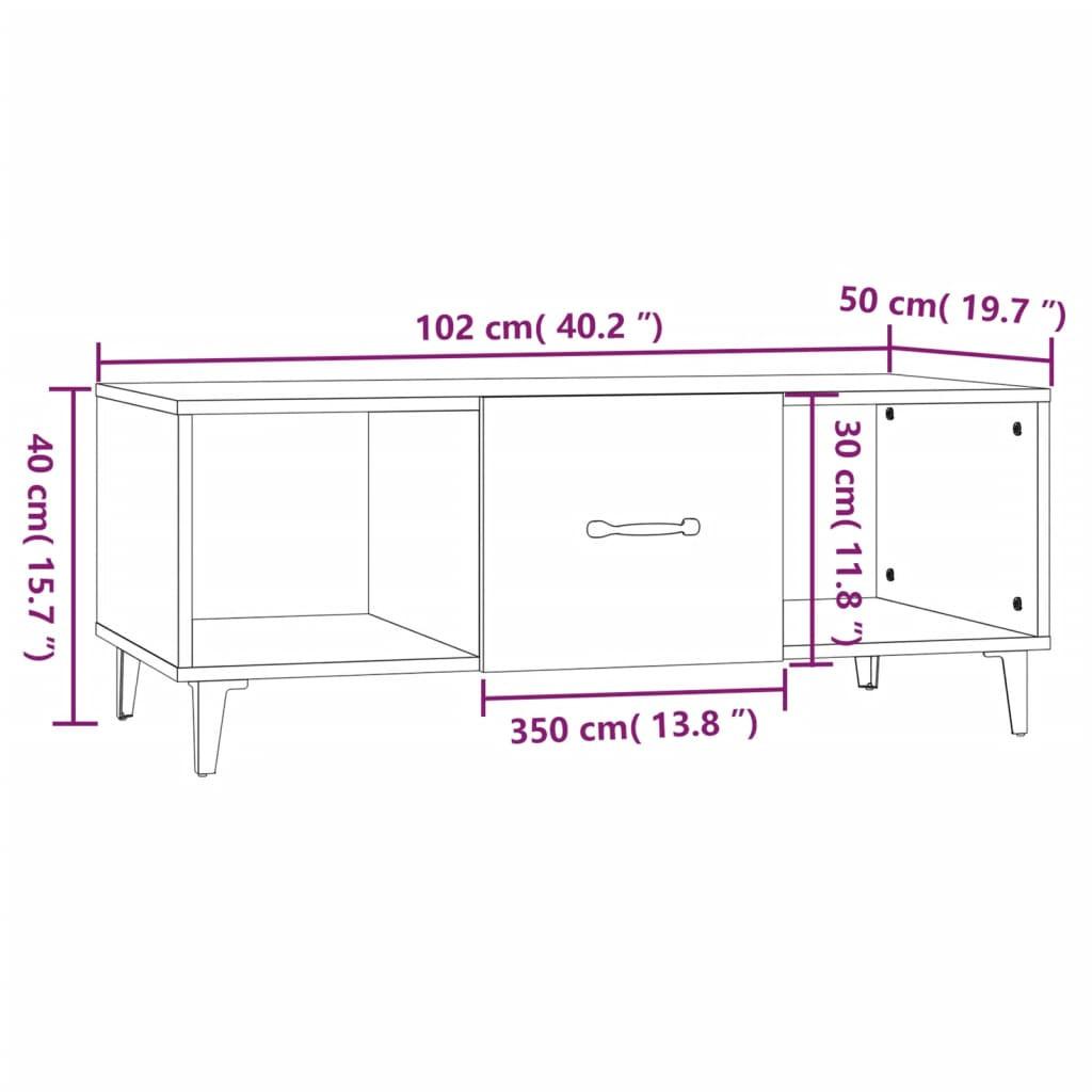 VidaXL Couchtisch holzwerkstoff  