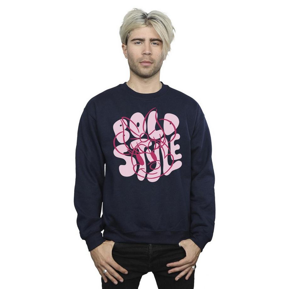 Disney Col Rond Imprimé Graphique Sweatshirt  