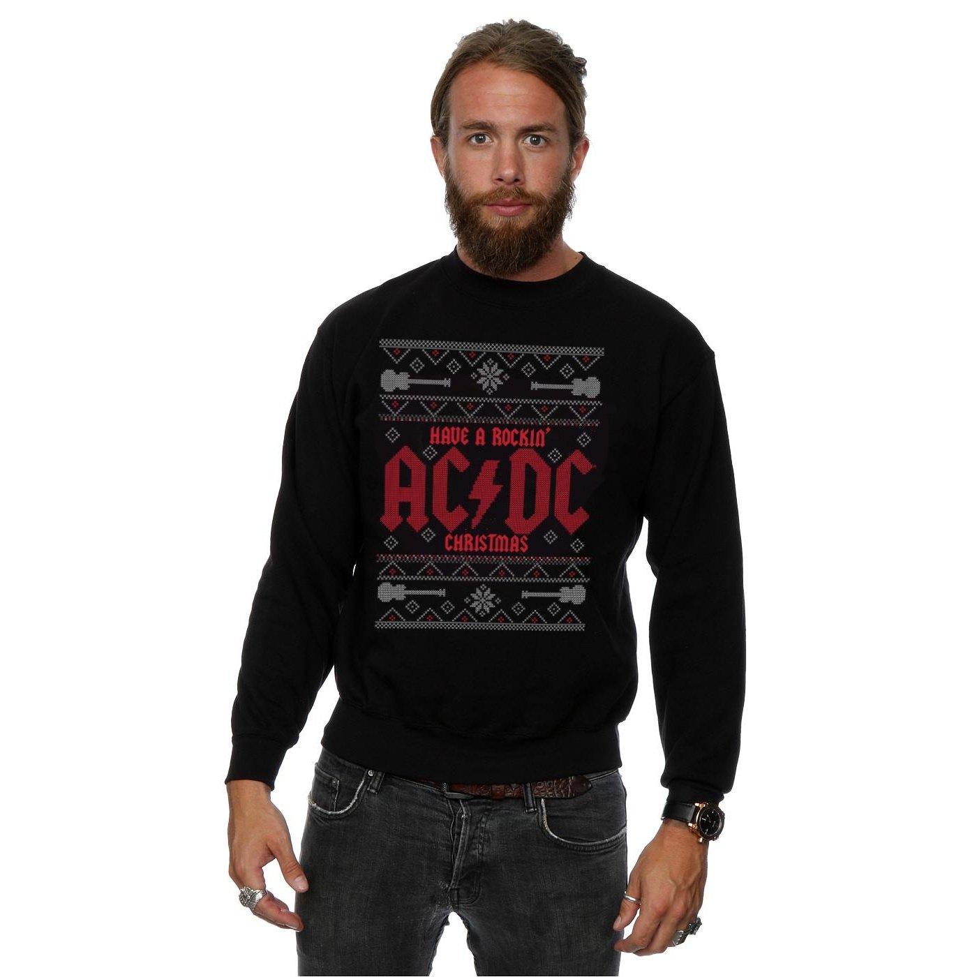 AC/DC ACDC Rockin' Christmas Sweatshirt  