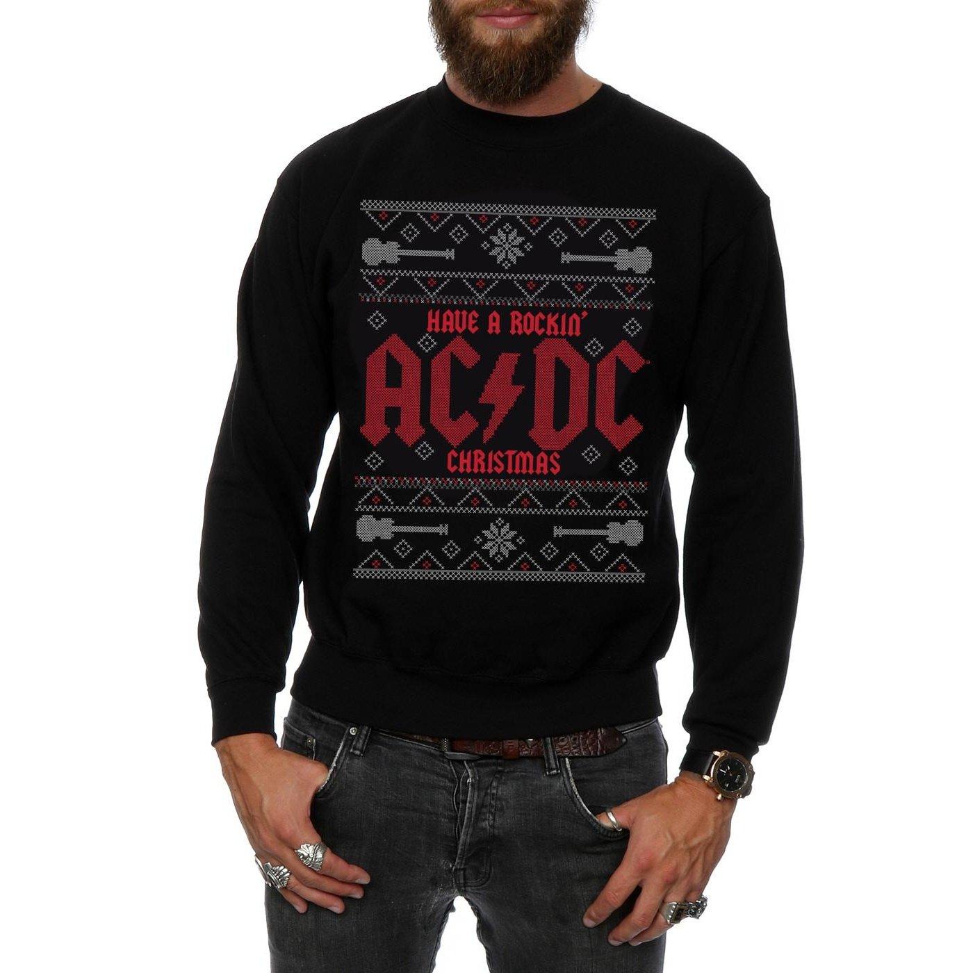 AC/DC ACDC Rockin' Christmas Sweatshirt  