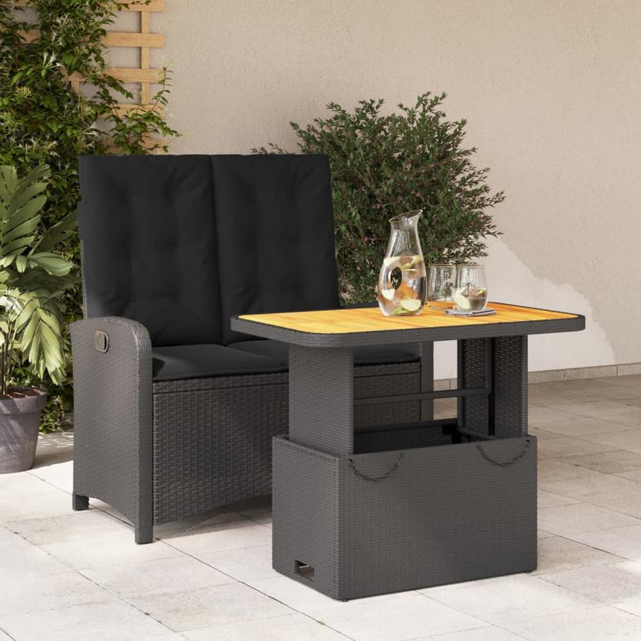 VidaXL set da pranzo da giardino Polirattan  