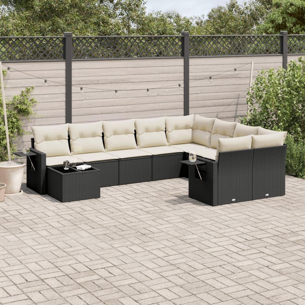 VidaXL set divano da giardino Polirattan  