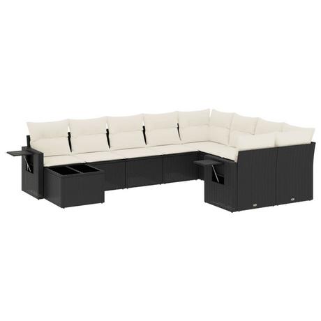 VidaXL set divano da giardino Polirattan  