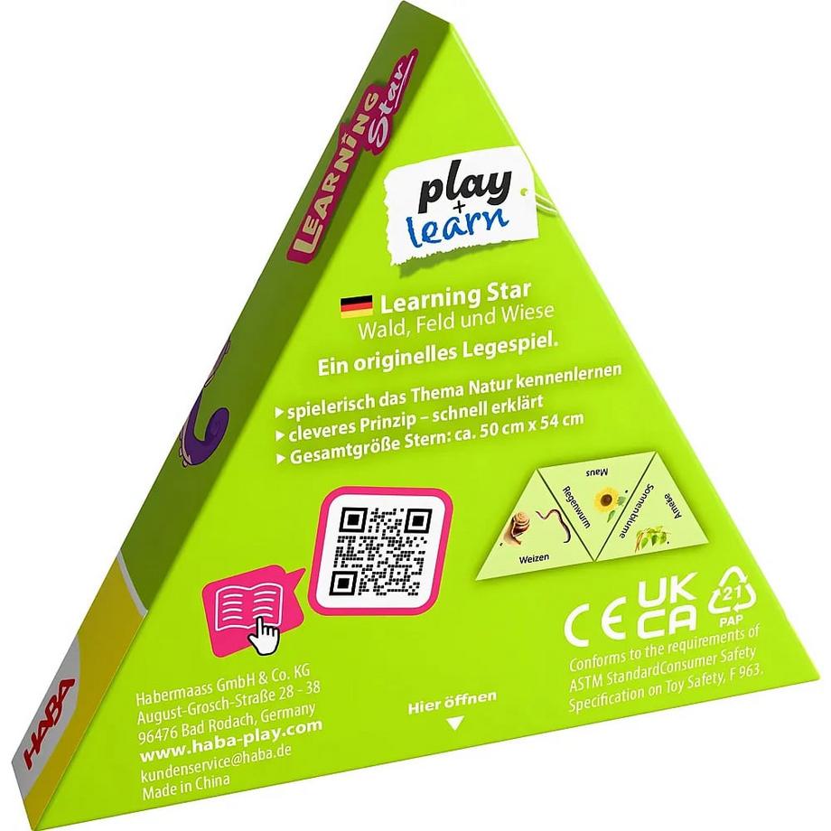 HABA  Learning Star - Wald, Feld & Wiese 