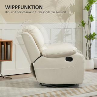 HOMCOM Fauteuil de relaxation  