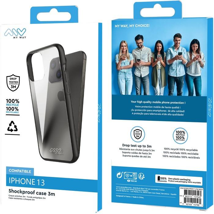 MYWAY  Coque pour iPhone 13 Renforcée 3M 