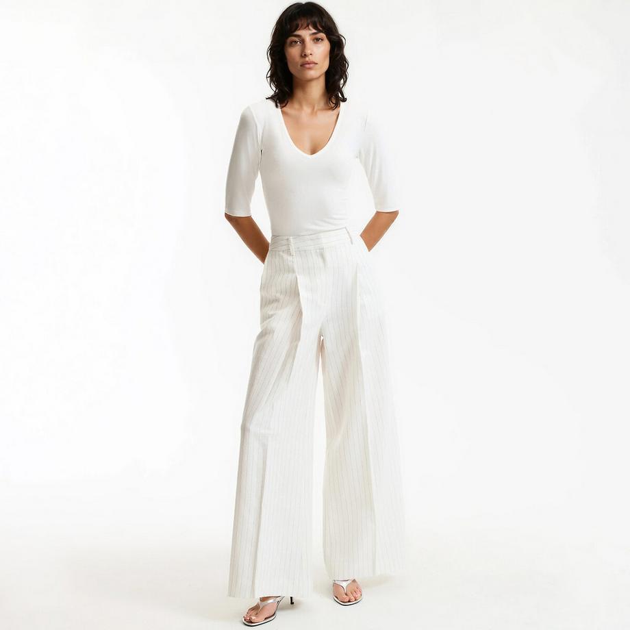 La Redoute Collections T-shirt scollo a V  