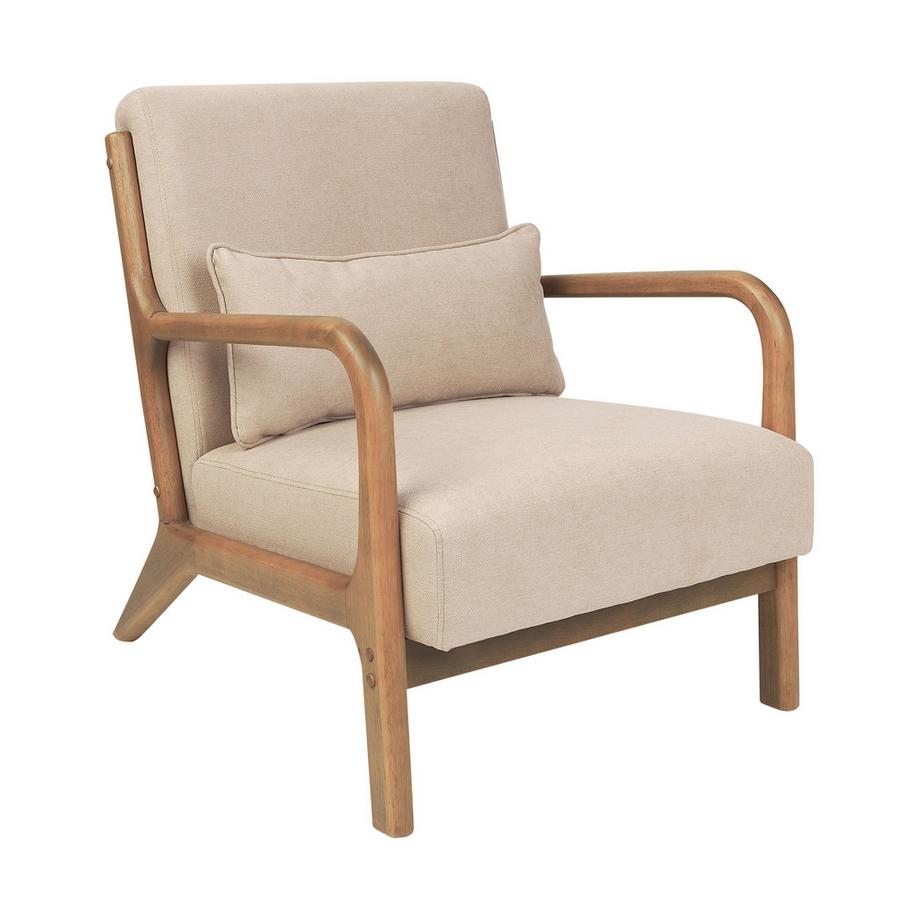 Beliani Fauteuil en Tissu  SKOVDE  