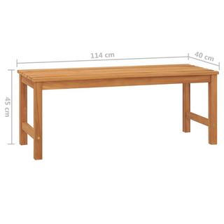 VidaXL panca Teak riciclato  