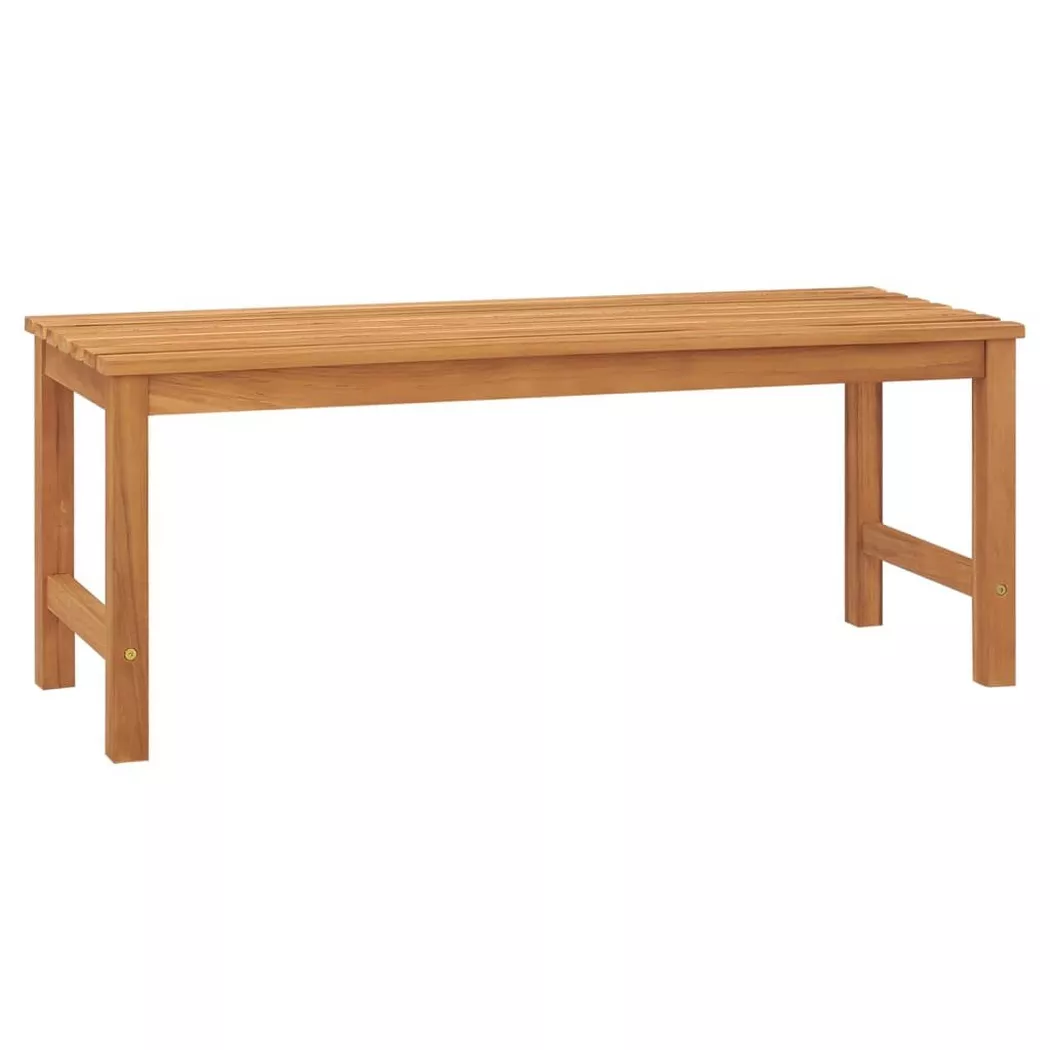 Vidaxl - Banc de jardin 114 cm bois de teck solide