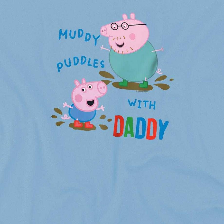 Peppa Pig  Muddy Puddles With Daddy T-Shirt 