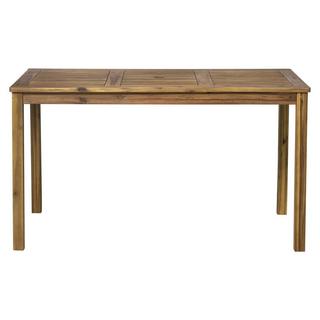 mutoni Table de jardin en acacia naturel 135x80x74  