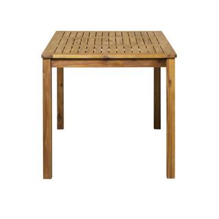 mutoni Table de jardin en acacia naturel 135x80x74  