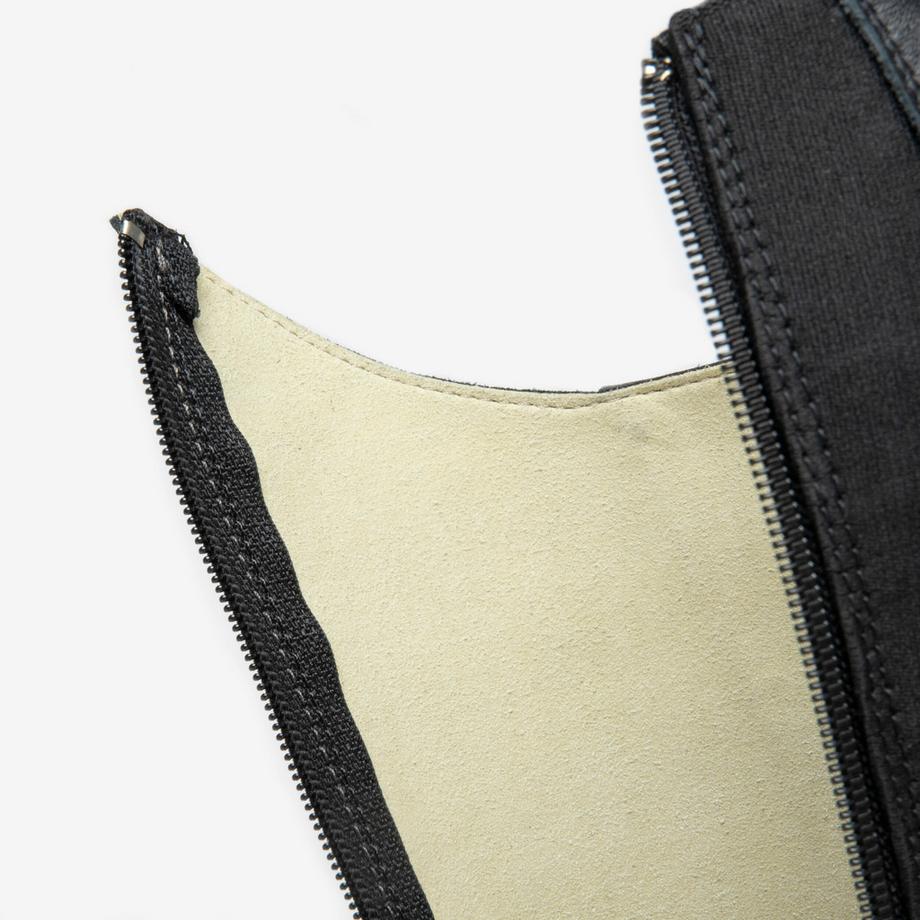 FOUGANZA Bottes d'équitation en cuir  