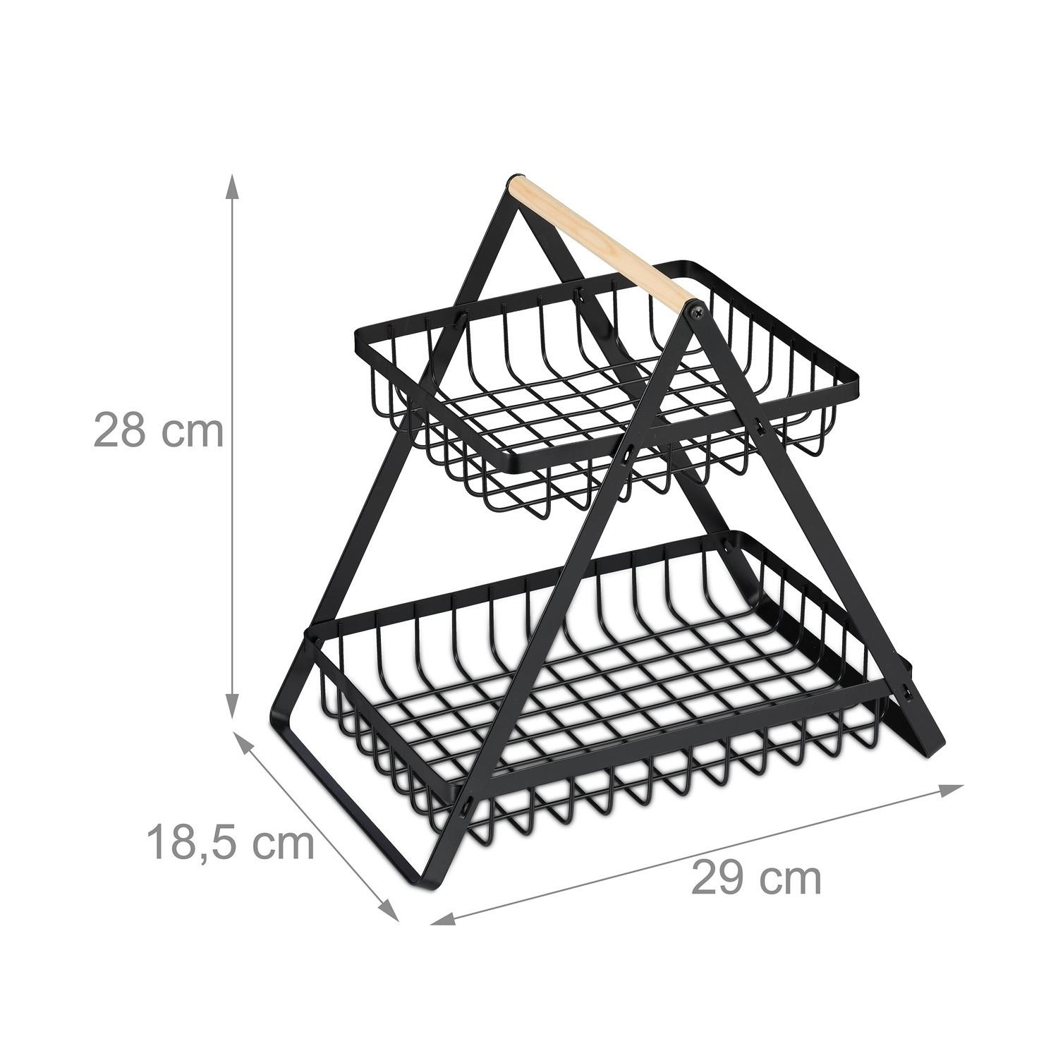B2X Étagère à fruits en 2 parties  