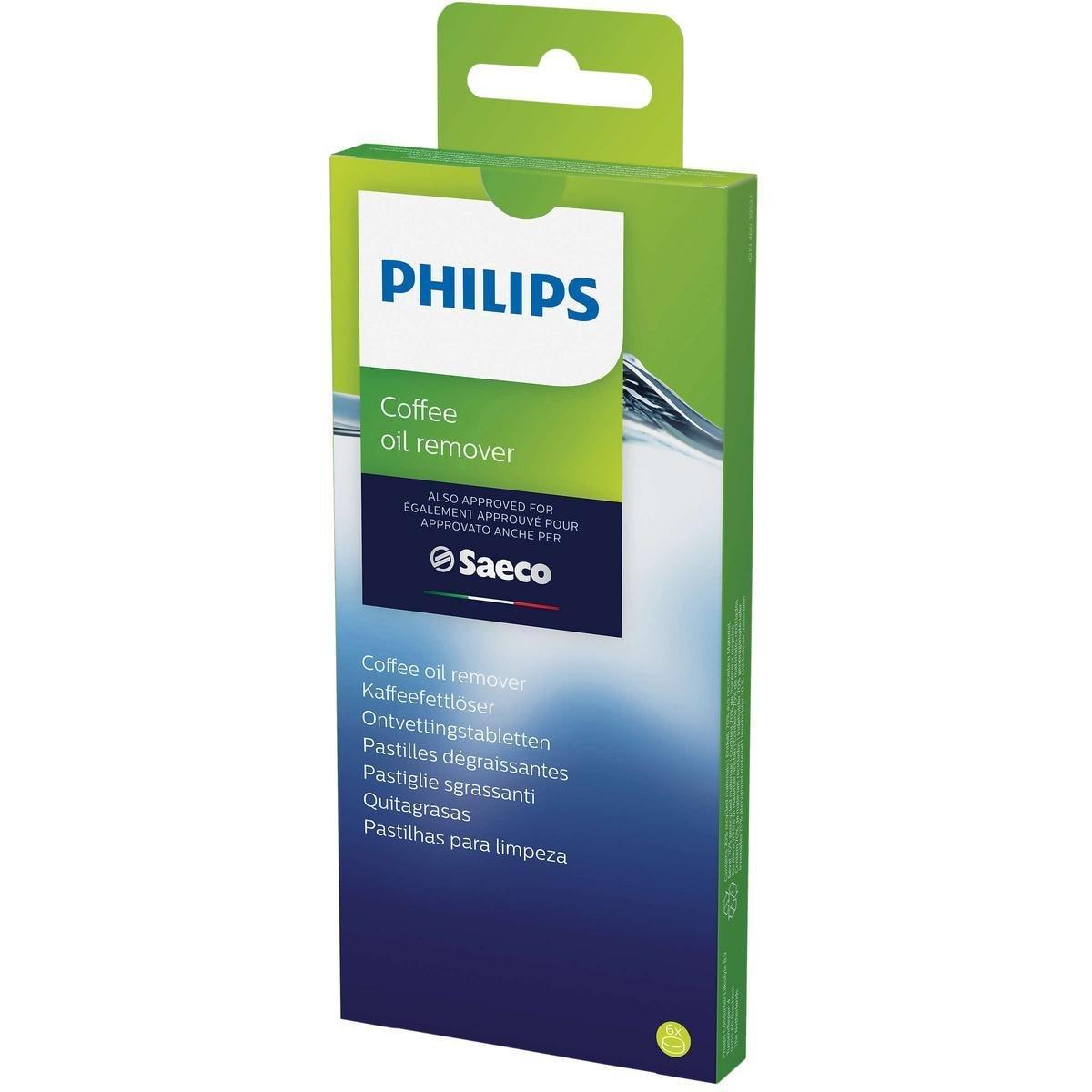 PHILIPS  Philips, 6 pastiglie per la pulizia della macchina da caffè 