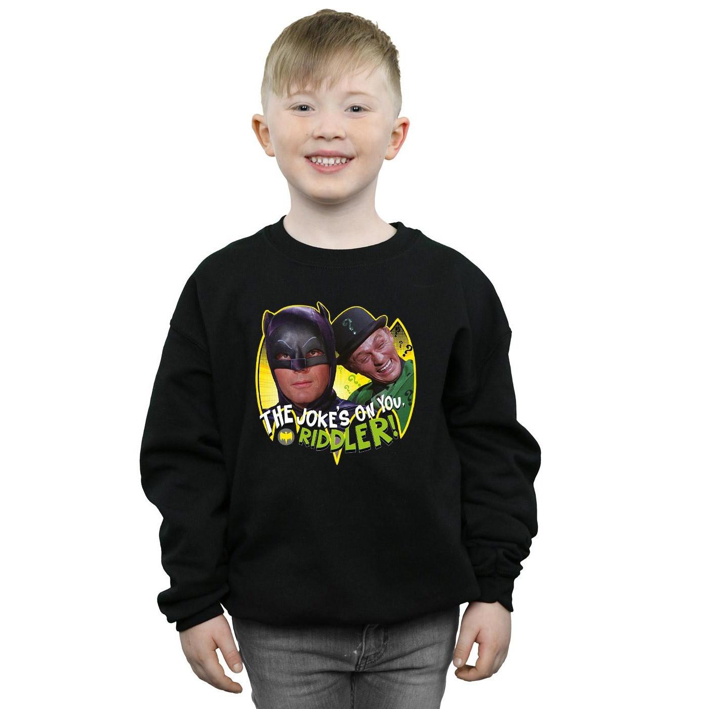 DC COMICS  Batman TV Series The Riddler Joke Sweatshirt 