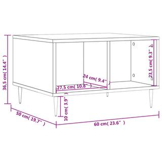 VidaXL Table basse bois d'ingénierie  