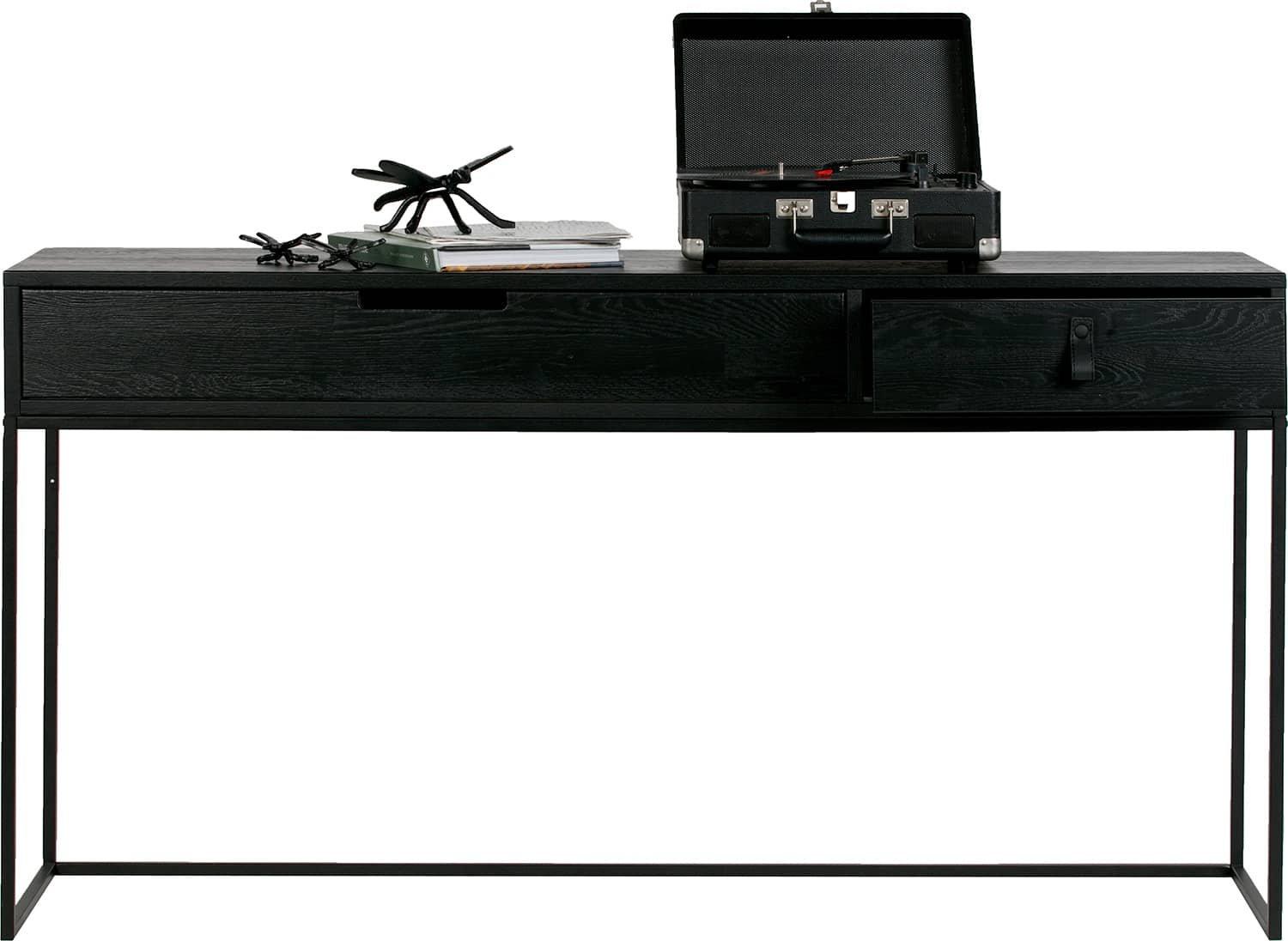 mutoni Console Silas Rovere spazzolato nero (FSC)  