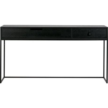 mutoni Console Silas Chêne Brossé Noir (FSC)  