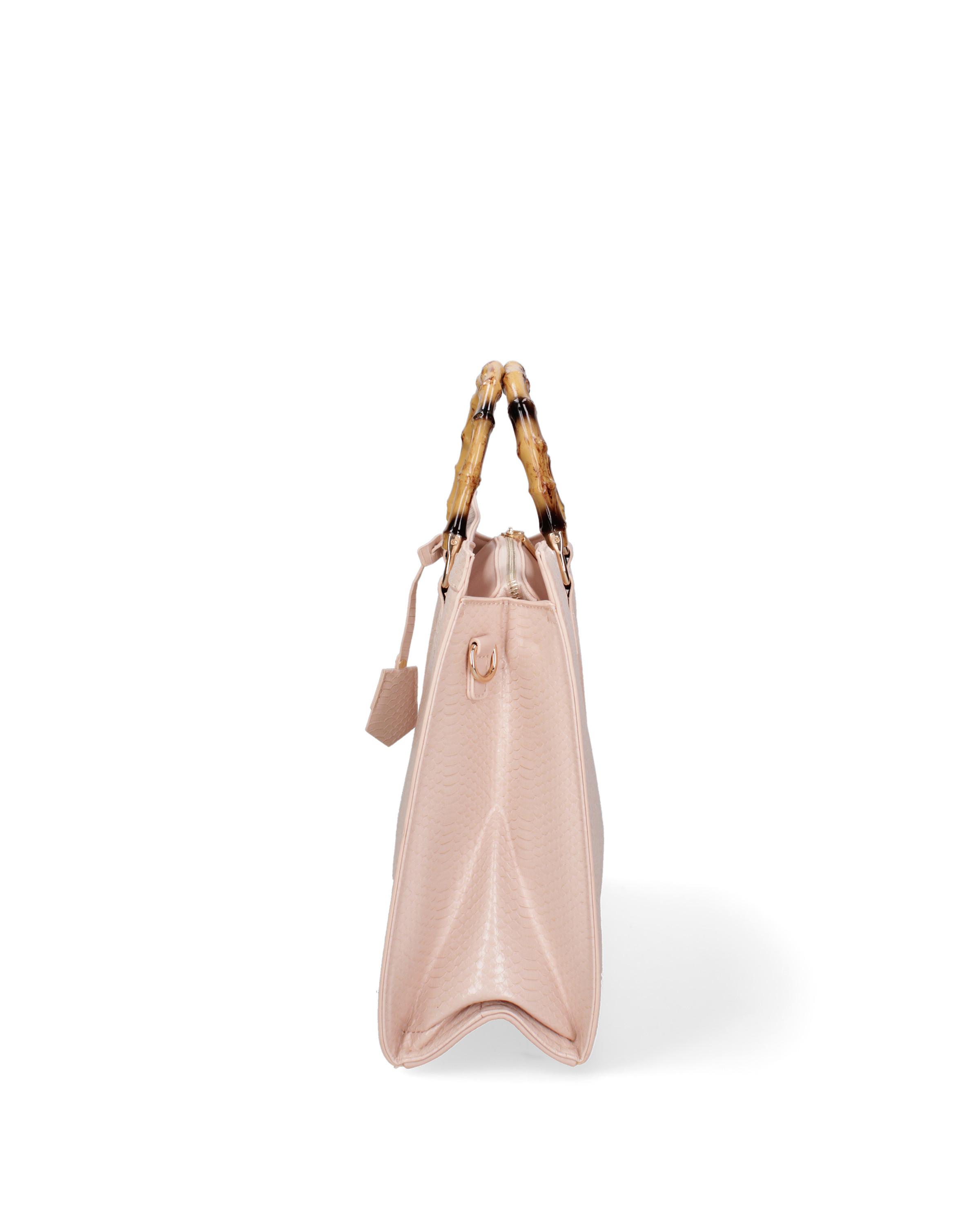 Diana&Co. Schultertasche mit Bambusgriff  