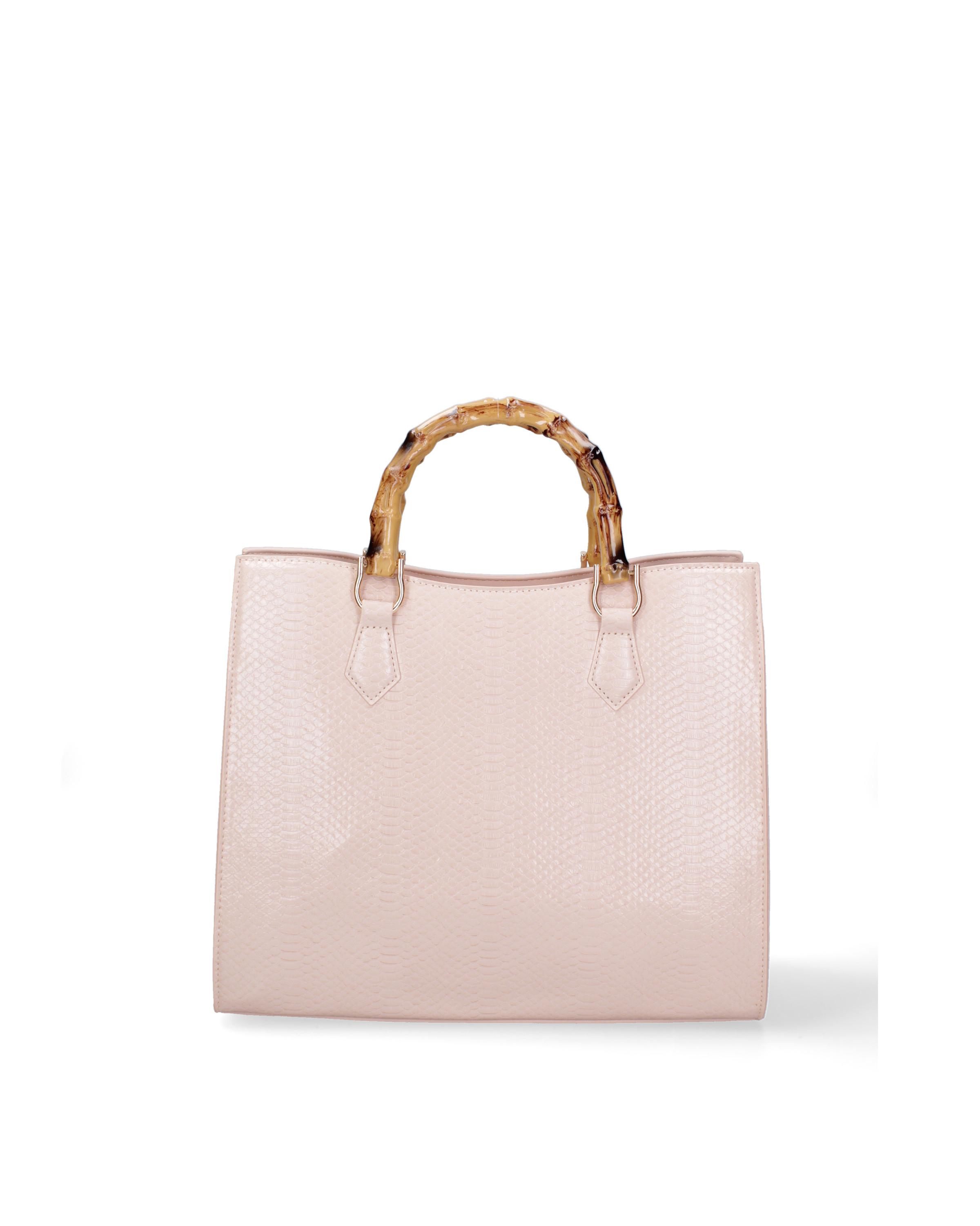 Diana&Co. Schultertasche mit Bambusgriff  