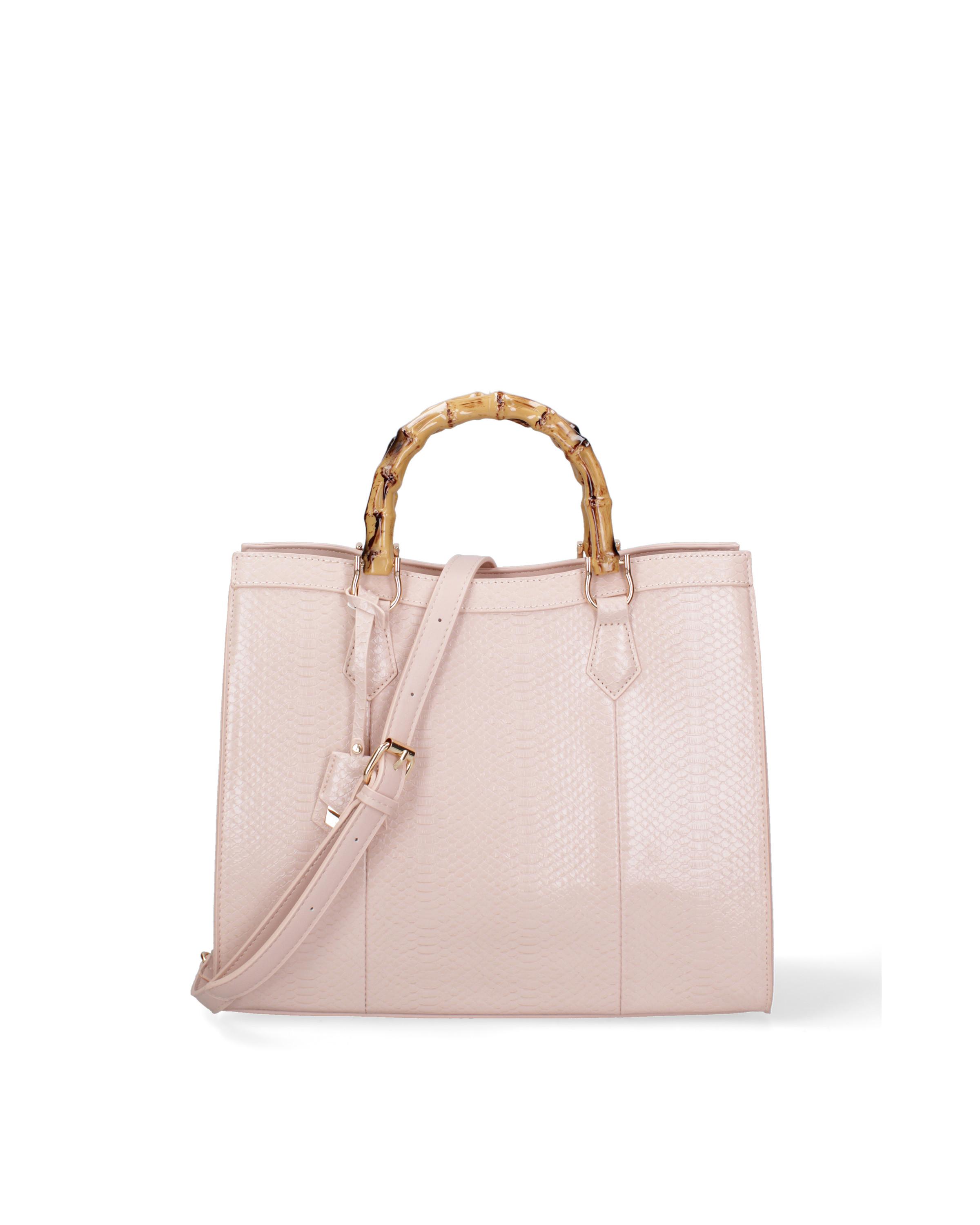 Diana&Co. Schultertasche mit Bambusgriff  