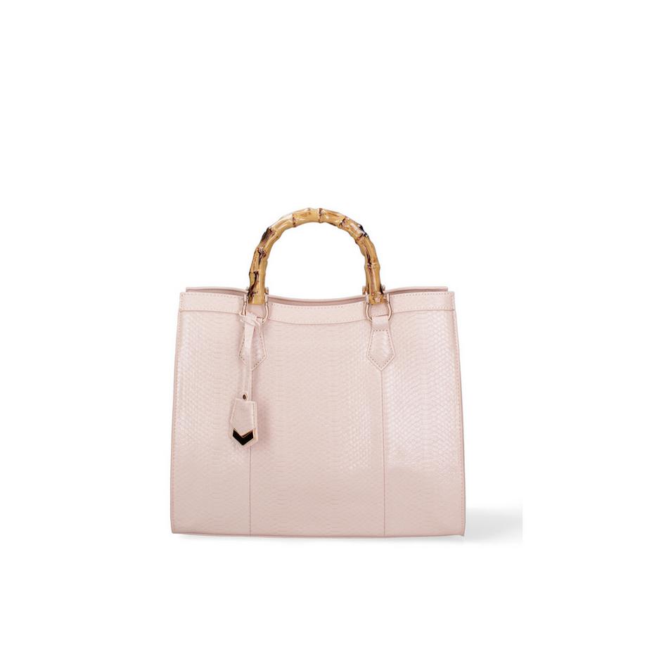 Diana&Co. Borsa a tracolla con manico in bambù  