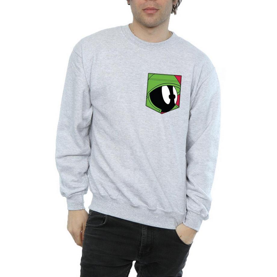 LOONEY TUNES Marvin the Martian Pocket Sweatshirt  