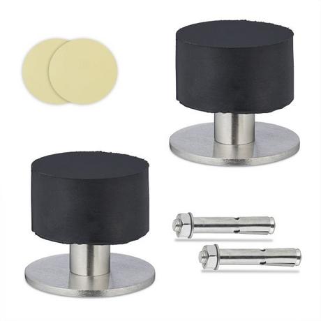 Northio Fermaporta in gomma, 2 pezzi  