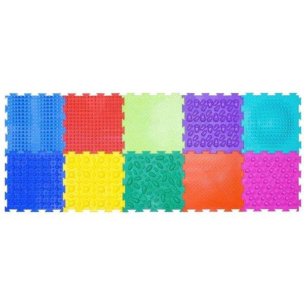 Image of Montessori Sensomotorik-Matte-Set aus 10 Elementen - 24cm