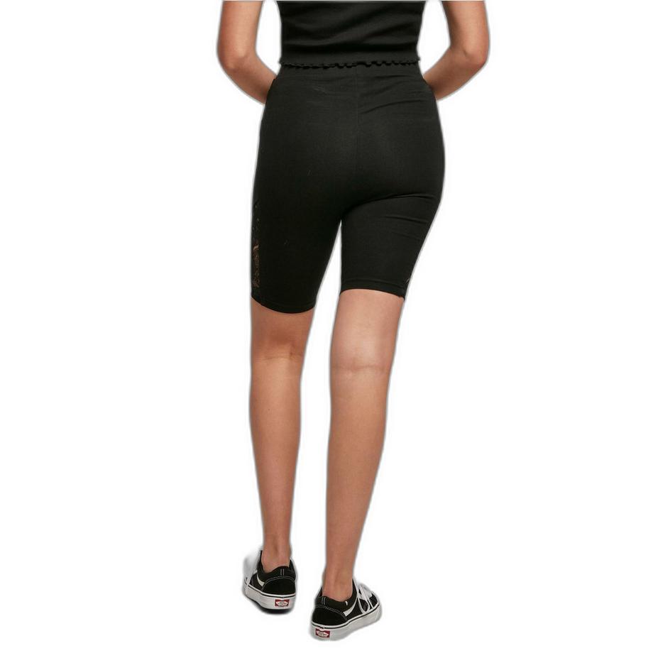 URBAN CLASSICS Tights Vita Alta Inserti Pizzo  