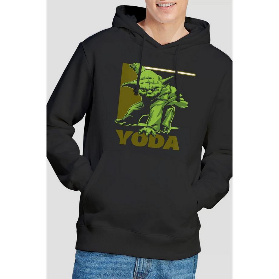 STAR WARS Yoda Imprimé Graphique Sweat à Capuche  