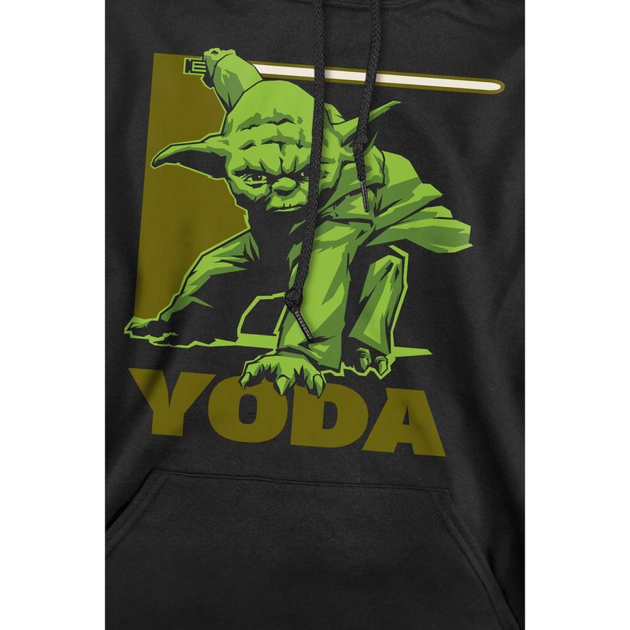 STAR WARS Yoda Imprimé Graphique Sweat à Capuche  