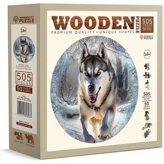 WOODEN.CITY  Puzzle Running Wolf XL (505Teile) 