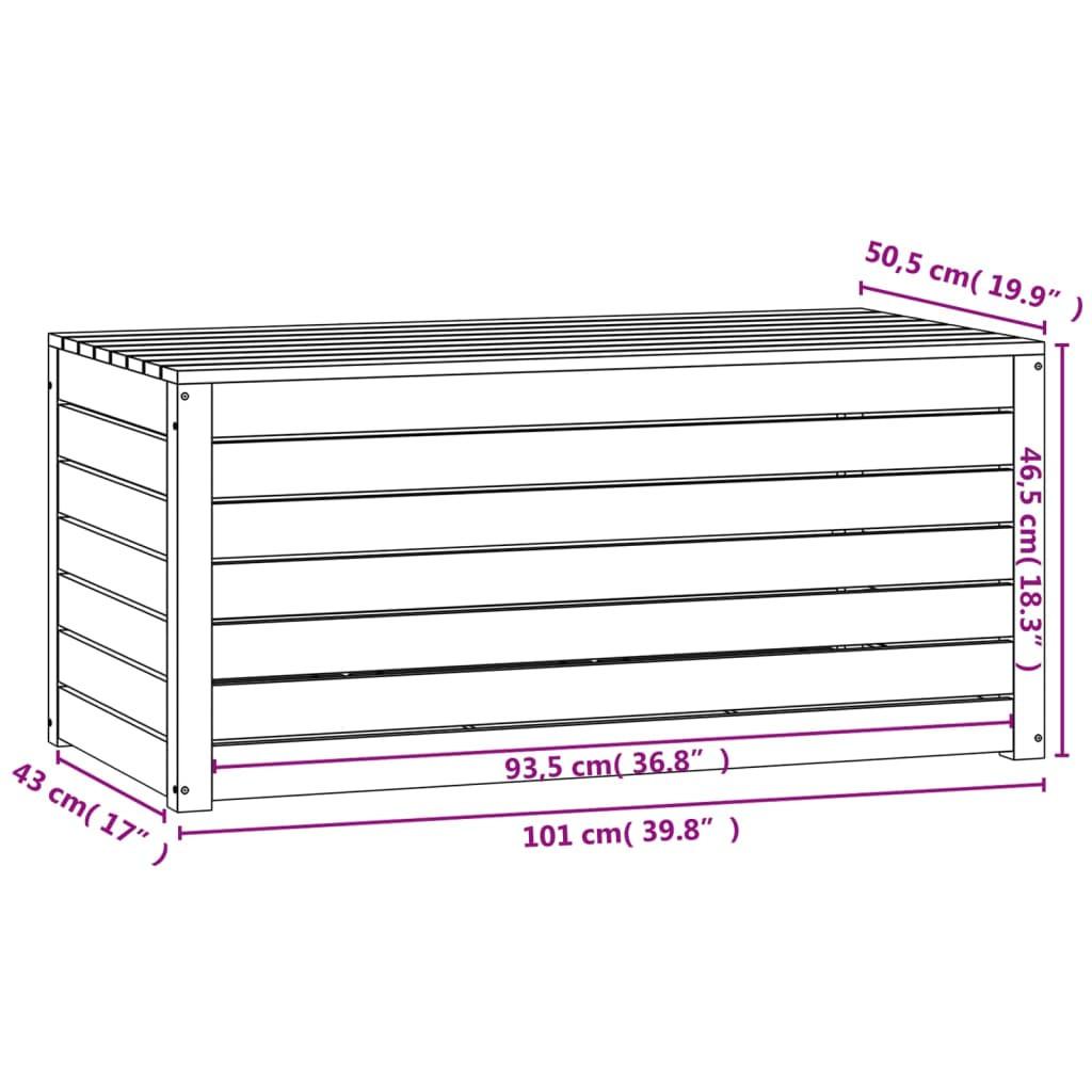 VidaXL Gartenbox kiefernholz  